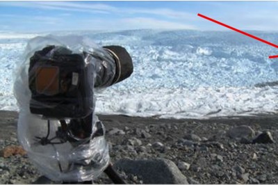 Fotografował lodowiec gdy nagle usłyszał grzmot! To co uchwyciła kamera przyprawia o dreszcze!