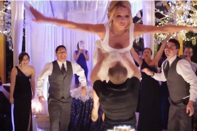 Jak go poznała bała się wyjść na parkiet! Gdy zatańczyli na swoim ślubie goście byli w szoku!