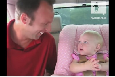 Kiedy usłyszał jej głos nie mógł powstrzymać śmiechu! Niesamowita dyskusja ojca z córeczką!