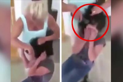 Matka goli głowę córki na łyso! Kobieta w ten sposób wymierza karę dla dziewczyny! 