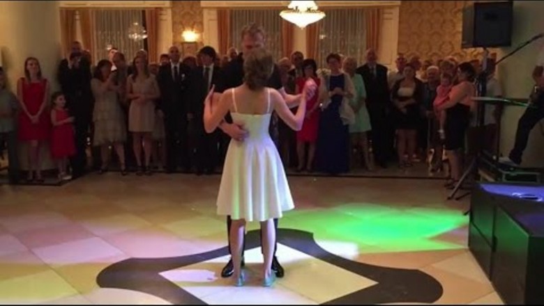 Na własnym ślubie zatańczyli układ z "Dirty Dancing" Goście dosłownie piszczeli z zachwytu! 