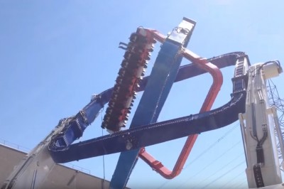 Nadchodzi nowa gwiazda parków rozrywki! Ekstremalny test wirówki o nazwie Tourbillon!