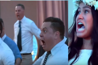 Najpierw przerażenie, a potem łzy wzruszenia panny młodej! Niesamowita weselna Haka!