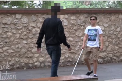 Niektórzy ludzie są sku*wysynami! Niewidomy chłopiec prosi o rozmienienie banknotu zostaje okradziony!