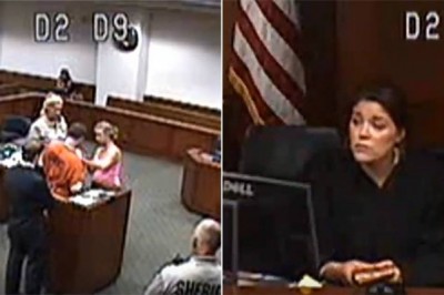 Sędzina pozwoliła skazanemu wsiąść swoje dziecko na ręce pierwszy raz w życiu! Reakcja była niesamowita!