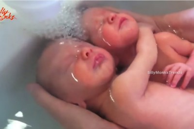 Te bliźniaki dosłownie zapomniały, że się urodziły! Ich reakcja gdy znów poczuły swoją bliskość chwyta za serce! 