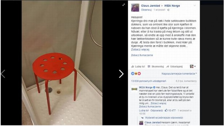 Ten mebel z IKEI niemal pozbawił go męskości! Odpowiedź sieci handlowej na skargę okazała się bezbłędna!
