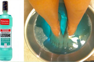 Wymoczyła stopy w płynie do płukania ust! Efekt jest tak zaskakując, że muszę to przetestować!