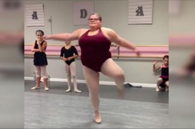 Śmiali się, że ze swoim wyglądem chce występować w balecie! Wtedy zaczyna tańczyć i ucisza wszystkich! 