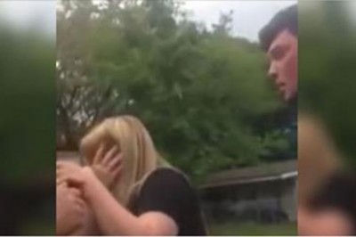 Podniósł rękę na kobietę w obecności jej nastoletniego syna! Po chwili bardzo żałował takiej głupoty! 