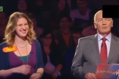 Wesoła Anka w Familiadzie! Dziewczyna cały czas nie mogła przestać się śmiać z  Karola!