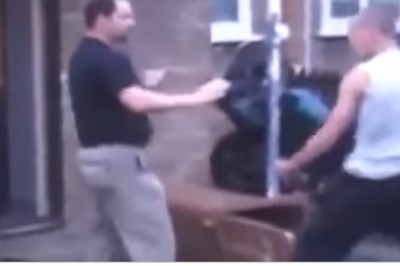 Janusz z brzuszkiem trenujący aikido doj*bał ulicznego cwaniaka! Strzał na ryj i po problemie!