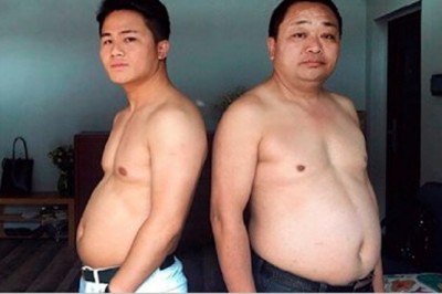 Razem z ojcem przez 6 miesięcy ciężko trenowali! Dziś zupełnie nie przypominają tej dwójki ze zdjęcia! 