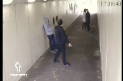 Nigdy nie rzucaj w czyjąś dziewczynę, bo nie wiesz czy jej chłopak nie jest przypadkiem bokserem :D