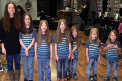 Wyśmiewali jej 6 synów za ich długie jak u dziewczyn włosy! Kiedy je ścieli wszystkim było wstyd! 