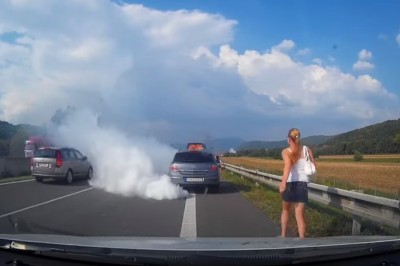 Jak reagować gdy silnik diesla nie gaśnie! Mieli mnóstwo szczęścia, że gość znał na to patent!