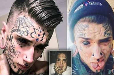 Tatuowane gałki oczne i rozszczepiony język! To najbardziej zmodyfikowany 21-latek na świecie!