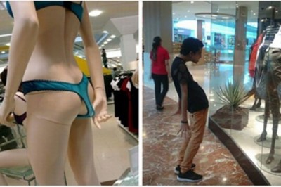 17 manekinów na których widok przystaniesz przed sklepową wystawą! Nowy wymiar reklamy!