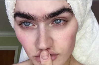 Ta modelka nigdy nie depilowała swoich brwi! Dla jednych to odwaga i piękno dla innych brzydota!