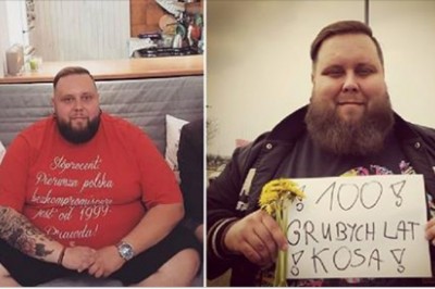 Mateusz Borkowski z „Gogglebox” pokazał się po metamorfozie! W „DD TVN” opowiada jak schudł 130 kg! 