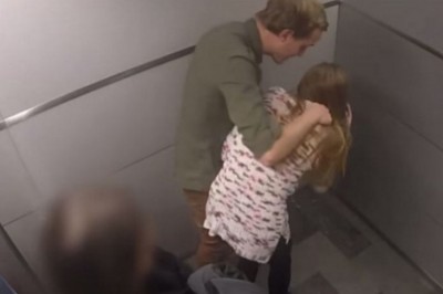 Typ zaczął bić dziewczynę w windzie! Dlaczego ludzie tylko odwracali spojrzenia?!