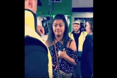 Ochroniarz pocisnął z niej niezłą bekę! Tak to się robi na wejściu na balety!