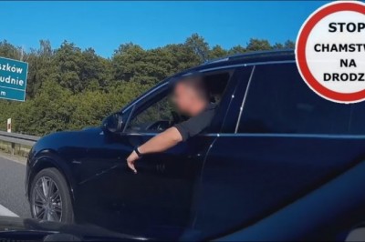 „Mam trzeci pas, bo skręcam w prawo debilu!” Ostre spięcie między dwoma typami na ekspresówce!