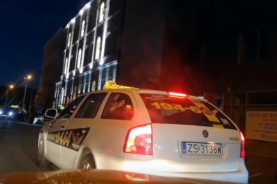„Wypier*****! To nasz teren!” Taxi Mafia vs policja w Szczecinie!