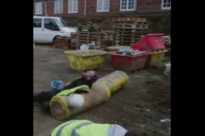 Myślał, że koledzy z budowy to leszcze! Szybko się przekonał jak mocno go wkręcili!