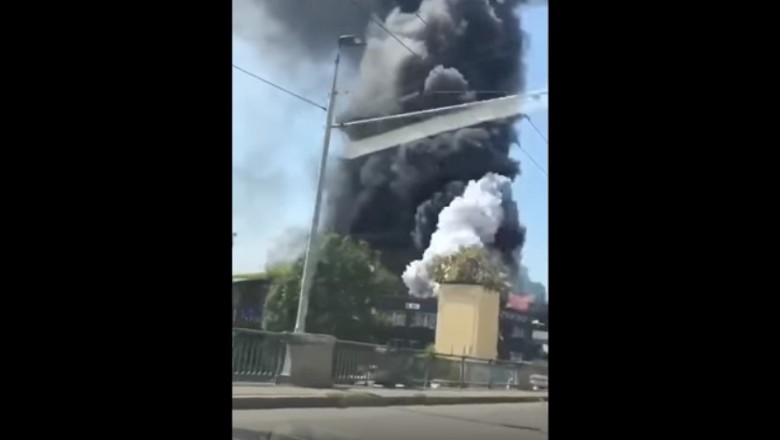 Nagranie z momentu wybuchu ciężarówki z paliwem na autostradzie! 