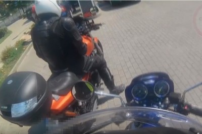 Walka Janusza z motocyklistami o kompresor na stacji benzynowej! Niektórzy to mają problemy!