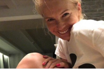 Edyta Pazura postanowiła pochwalić się cellulitem jaki został po ciąży. Jej zdjęcie skomentowała Anna Lewandowska