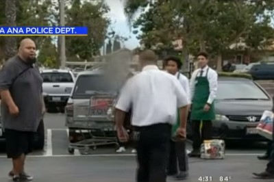 Potężny złodziej zostaje szybko znokautowany przez przypadkowego świadka