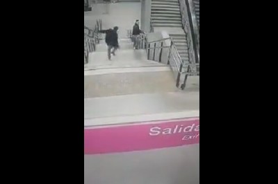 Trzech gimbów i ich mistrzowska ucieczka przed ochroniarzem