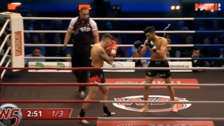 17 letni kickboxer dosłownie miażdży profesjonalnego zawodnika MMA