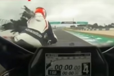 Nagły dzwon przy 180 km/h dwóch gości na motocyklach. Tego to się nie spodziewali