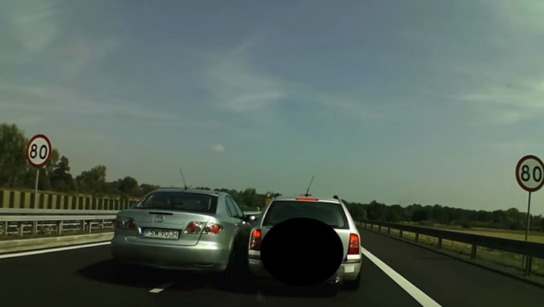 Nagrali szeryfa wandala, który uszkodził auto podczas jazdy na S3