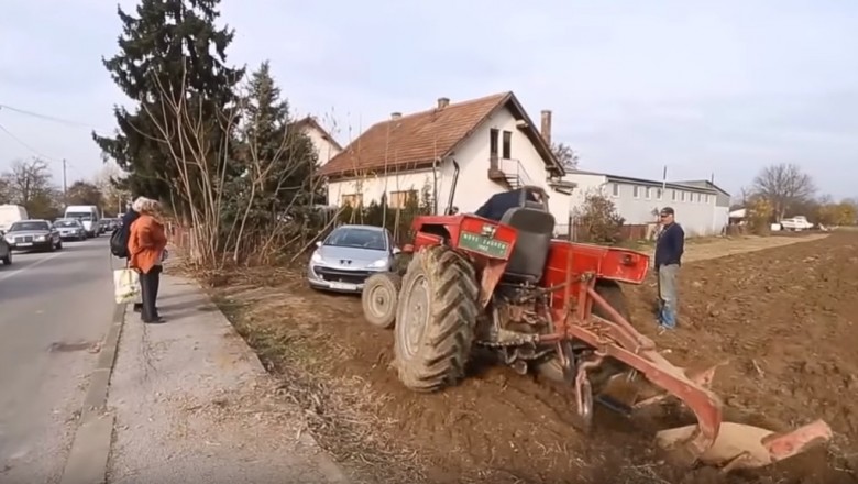 Prosił ludzi, żeby nie parkowali na jego ziemi. Nie posłuchali, więc wziął sprawy w swoje ręce