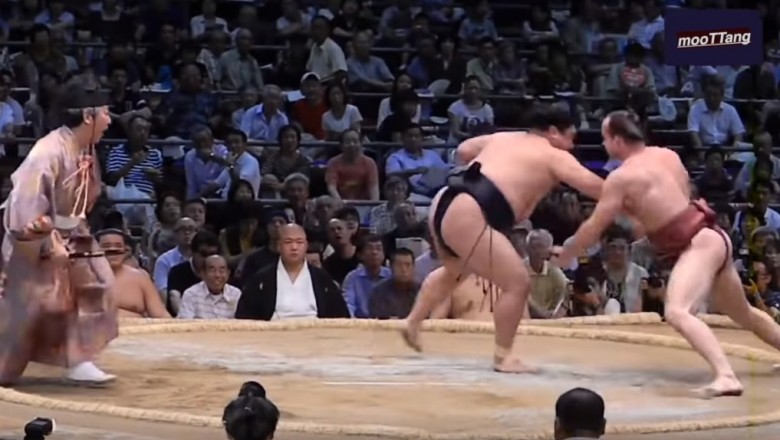 Pavel Bojar 98 kg zawodnik vs 200 kg mistrzowie sumo. Nie dał im najmniejszych szans