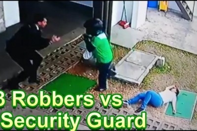 Pato tatuś i dwóch synków kontra ochroniarz z banku. Wielki szacun za postawę