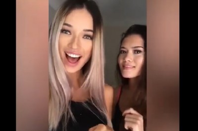 Czego to się nie zrobi, żeby zaistnieć w sieci. Dwie koleżanki i ich nagrywane żarty