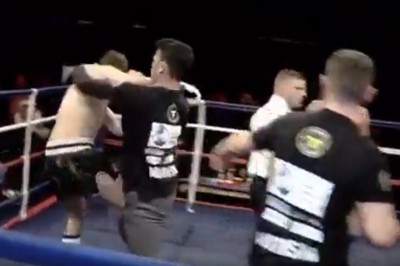 Wpadli na ring i zaczęli okładać zawodników. Konkretna akcja podczas gali kickboxingu