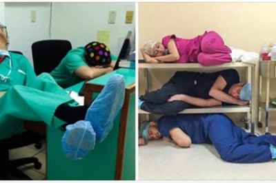 Te zdjęcia zrozumieją tylko osoby wiecznie niewyspane. Okazuje się, że każde miejsce na drzemkę jest dobre 