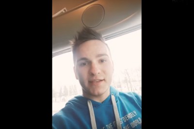 Polski tirowiec nagrał filmik jak pojechał na dziewczyny. Finał rozwalił system