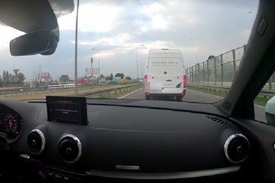 Chcieli nagrać jazdę szeryfów. Sami zachowali się żenująco