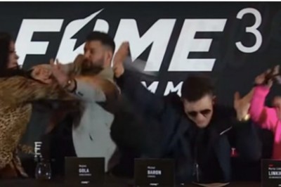 „To, że wyglądasz jak transwestyta to jedno”. Godlewska vs Linkiewicz na konferencji FAME MMA3