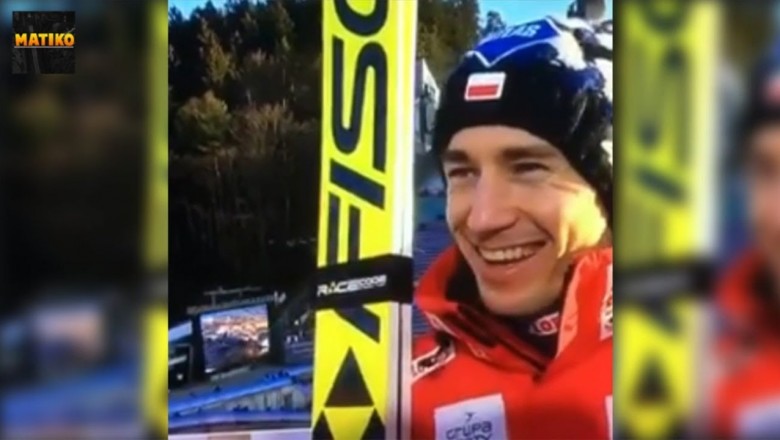 Kamil Stoch zaorał dziennikarza Eurosportu podczas wywiadu