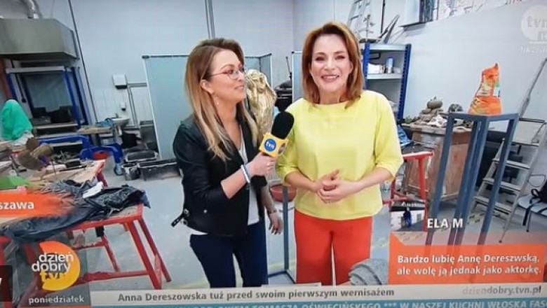 Kolejna wtopa na antenie TVN? Zniszczona rzeźba Anny Dereszowskiej