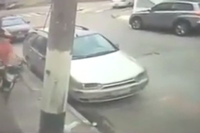 Cwaniak i jego perfekcyjna ucieczka motocyklem przed policją