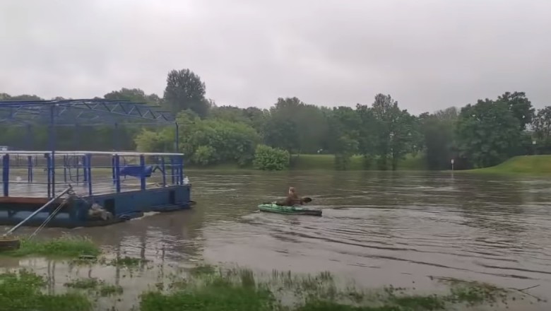 Streamer chciał zabłysnąć i o mało nie utopił się w Wiśle. Wszystko nagrywali koledzy 